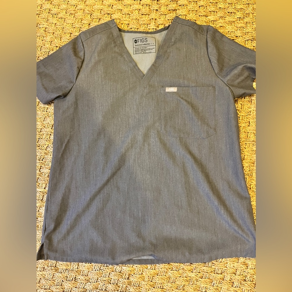 Womens FIGS scrub top